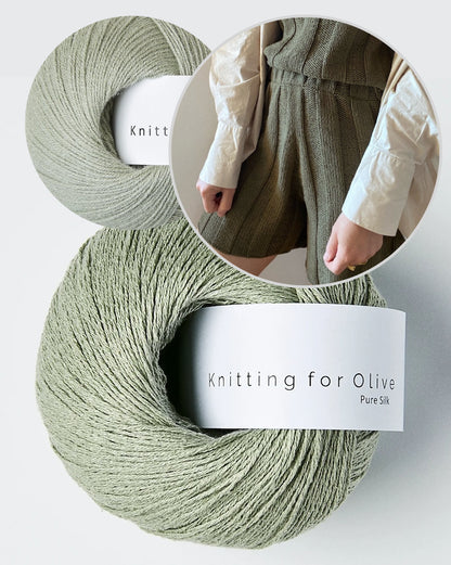 My Favourite Things Knitwear Shorts No. 1 mit Pure Silk und Merino von Knitting for Olive 14
