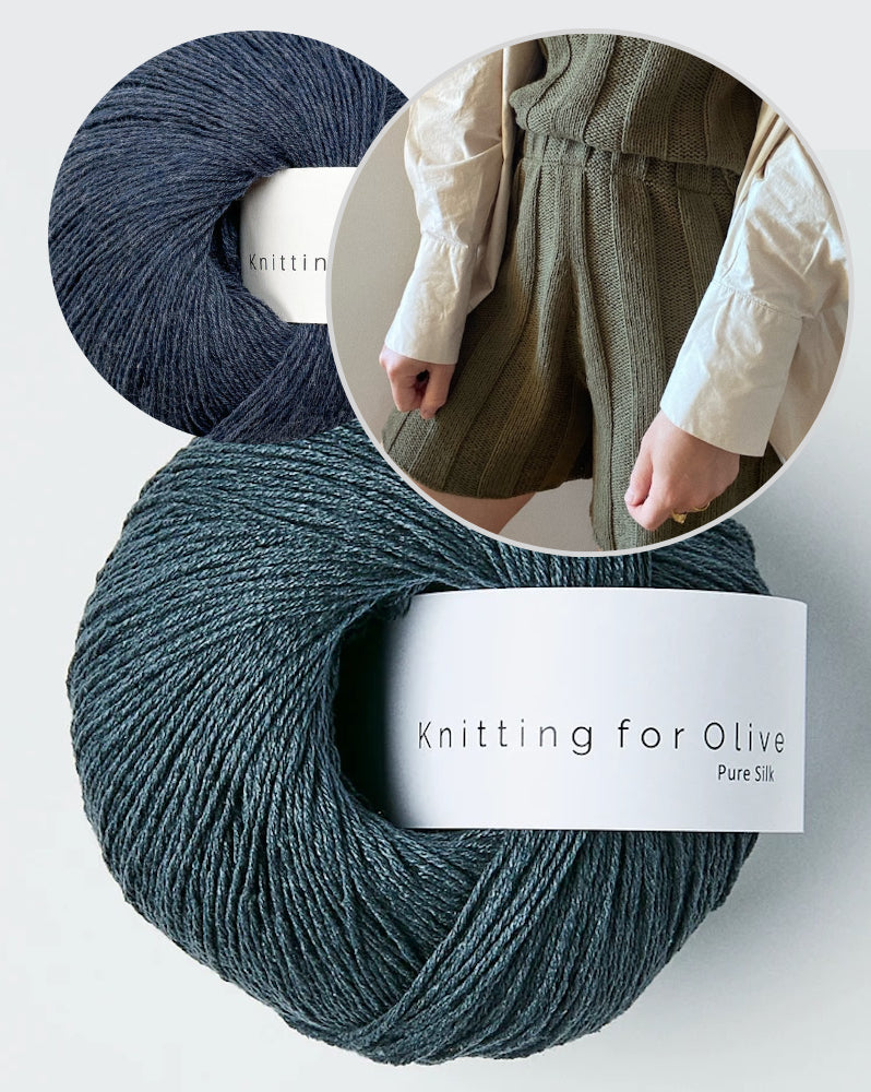 My Favourite Things Knitwear Shorts No. 1 mit Pure Silk und Merino von Knitting for Olive 9