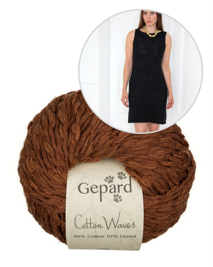 Sidewalk Dress | schlichtes Kleid aus Cottonwaves von Gepard Garn