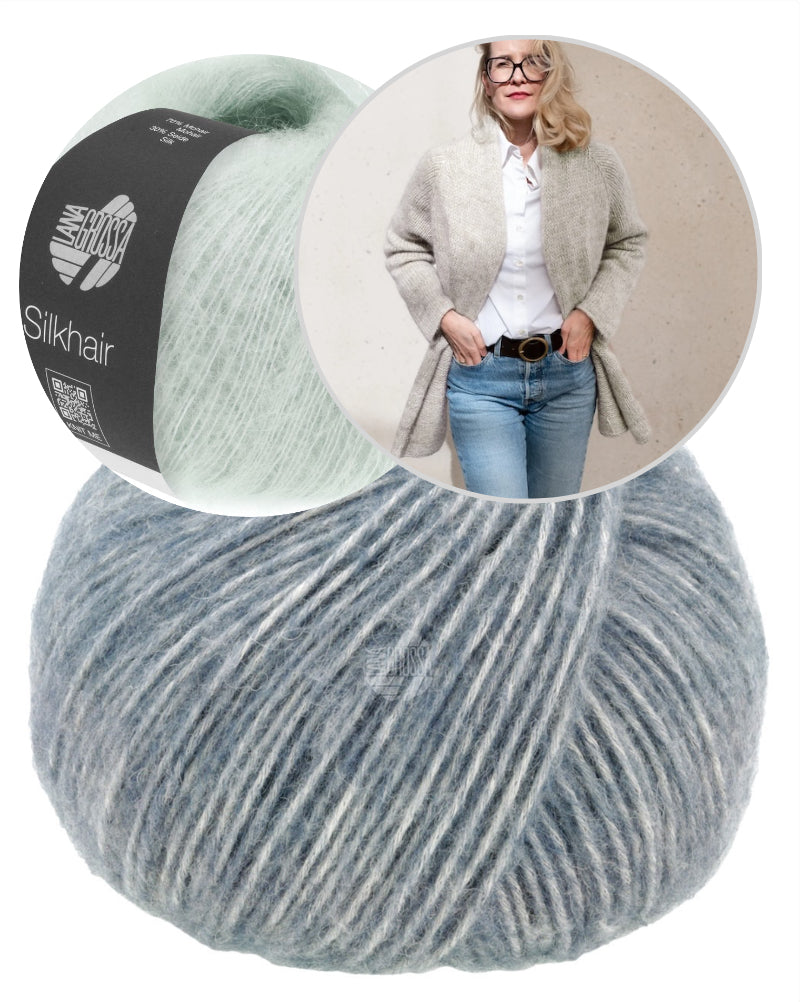Sinchens by Lana Grossa Cozycardigan mit Natural Alpaca Pelo und Silkhair 9