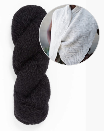 Skala Shawl | delicate scarf made from Tynd by Woolfolk