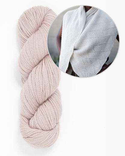 Skala Shawl | delicate scarf made from Tynd by Woolfolk