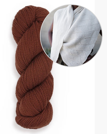 Skala Shawl | delicate scarf made from Tynd by Woolfolk
