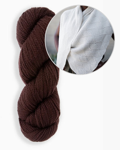 Skala Shawl | delicate scarf made from Tynd by Woolfolk