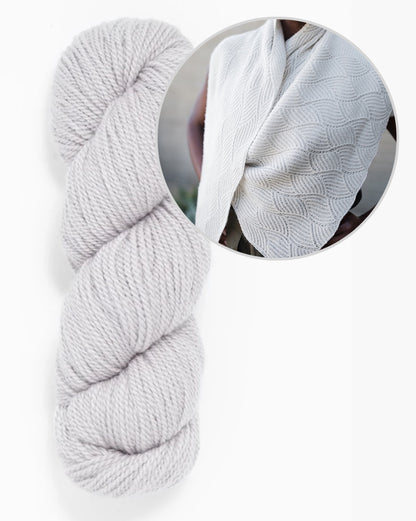 Skala Shawl | delicate scarf made from Tynd by Woolfolk