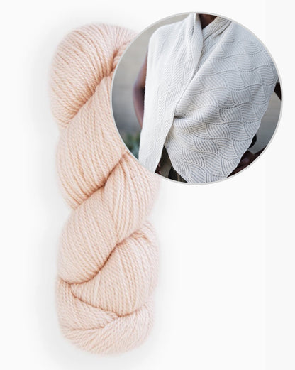 Skala Shawl | delicate scarf made from Tynd by Woolfolk