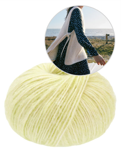 Slipover Nordic Breeze von Lana Grossa mit Natural Alpaca Pelo 10