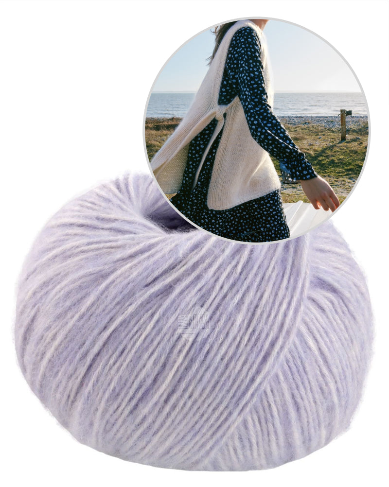Slipover Nordic Breeze von Lana Grossa mit Natural Alpaca Pelo 11