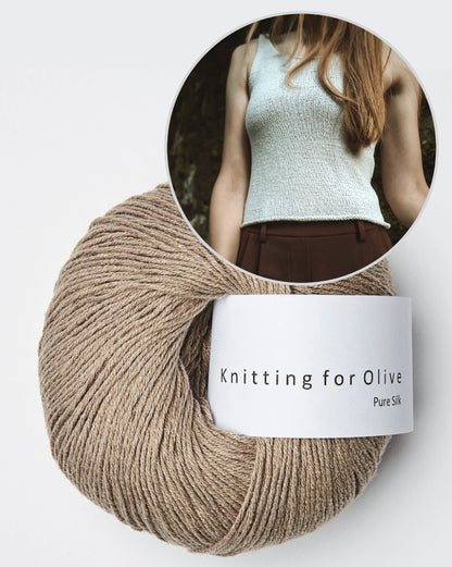 Slipstream Tank | casual and light from Pure Silk by Knitting for Olive