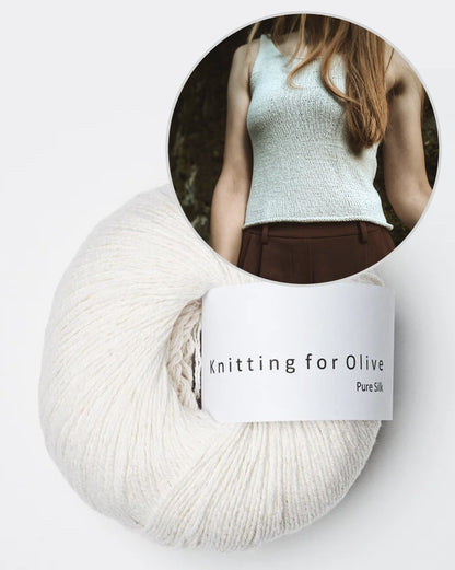Slipstream Tank | casual and light from Pure Silk by Knitting for Olive