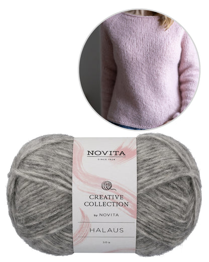 Slow Morning Sweater | afslappet basic pullover i Halaus fra Novita