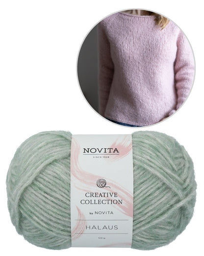 Slow Morning Sweater | afslappet basic pullover i Halaus fra Novita