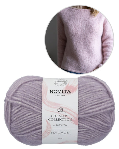 Slow Morning Sweater | afslappet basic pullover i Halaus fra Novita