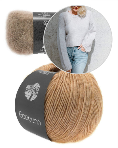 Sneakersweater Sinchens Lana Grossa mit Ecopuno und Setasuri 17