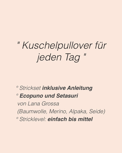 Sneakersweater Sinchens Lana Grossa mit Ecopuno und Setasuri 2
