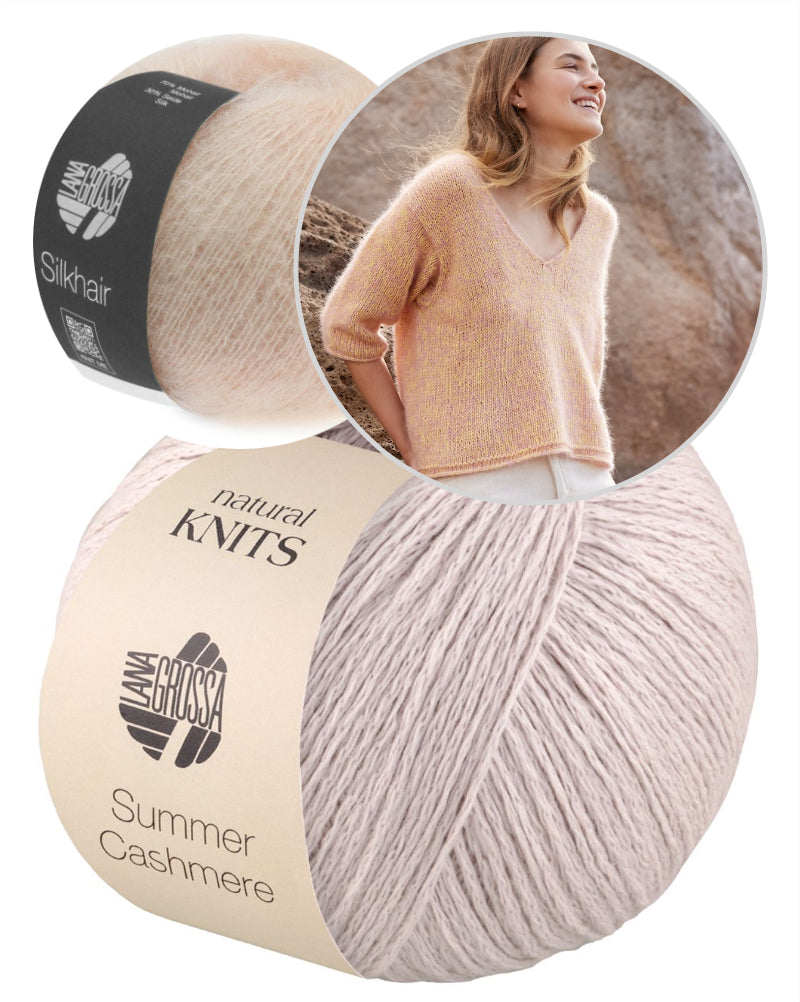 Sommer Pullover aus Summer Cashmere und Silkhair von Lana Grossa 6