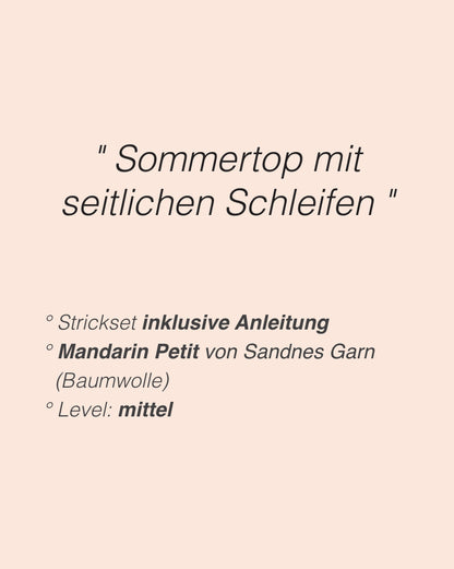 Top Summer Vest | Delicate and casual with Mandarin Petit by Sandnes Garn