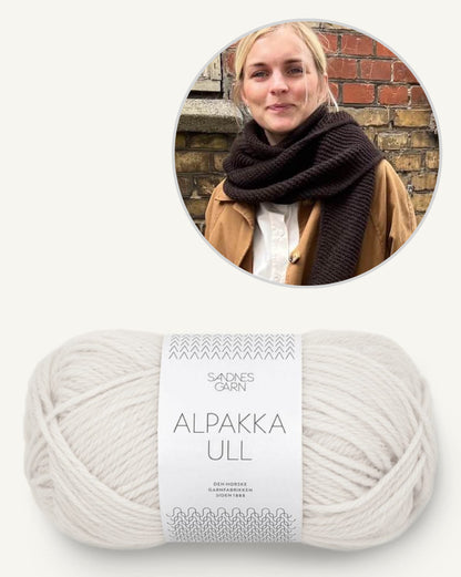 Sophie Shawl | unkompliziertes Dreieckstuch aus Alpakka Ull von Sandnes Garn