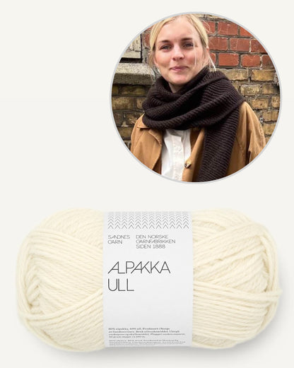 Sophie Shawl | unkompliziertes Dreieckstuch aus Alpakka Ull von Sandnes Garn