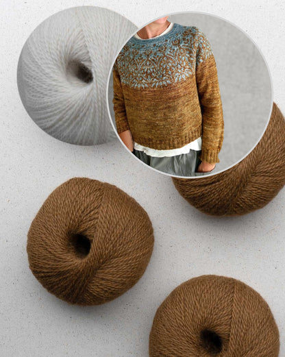 Speculoos Sweater | Romantic speculoos pattern from Balayage by Pascuali