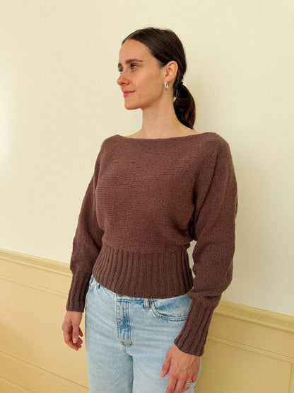 Maglione Barbara | maniche a pipistrello in Semilla Melange di BC Garn