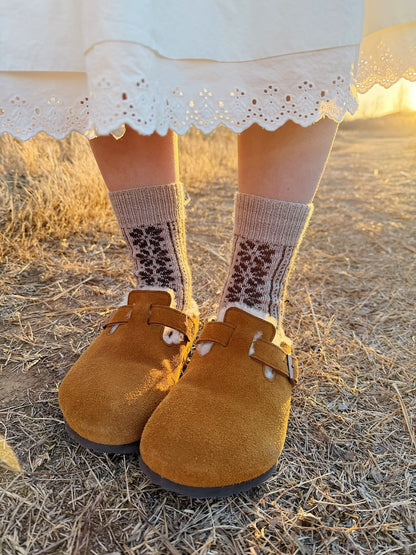 Apricity Socks | love letter to winter from 1 Class Cashmere by Mayflower Denmark