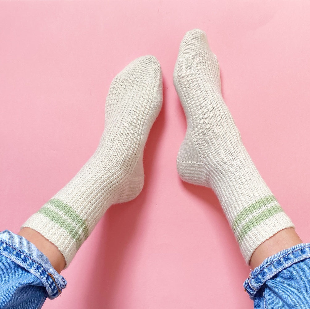 Hello Sailor Socks von Summer Lee mit Jawoll von Lang Yarns 9