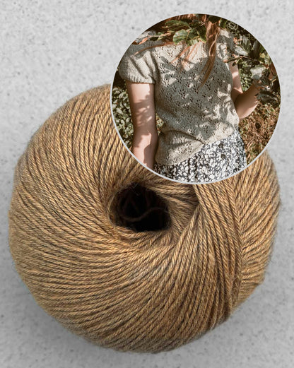 T-shirt Summerwood | motif ajouré délicat en Puno Winikunka de Pascuali