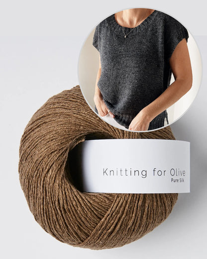Suri Shirt | silky soft and simple made from Pure Silk by Knitting for Olive