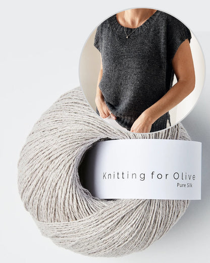 Suri Shirt | silky soft and simple made from Pure Silk by Knitting for Olive