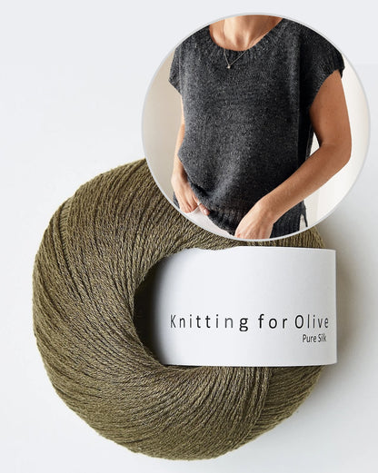 Suri Shirt | silky soft and simple made from Pure Silk by Knitting for Olive