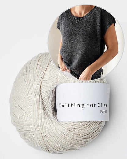 Suri Shirt | silky soft and simple made from Pure Silk by Knitting for Olive