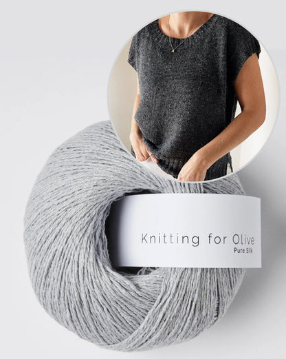 Suri Shirt | silky soft and simple made from Pure Silk by Knitting for Olive