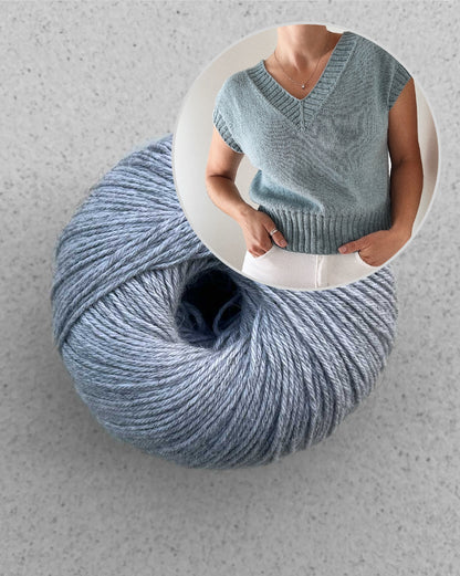 Suri Shirt V-Neck | doppelter V-Ausschnitt mit Puno von Pascuali