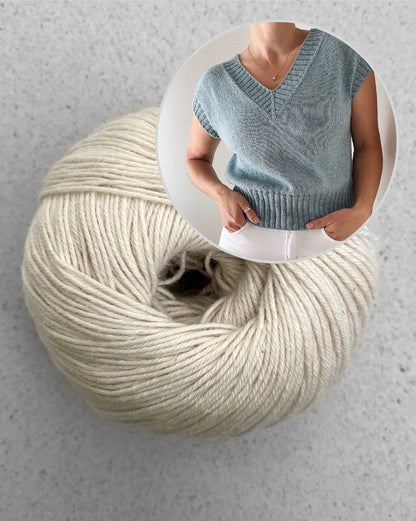 Suri Shirt V-Neck | doppelter V-Ausschnitt mit Puno von Pascuali