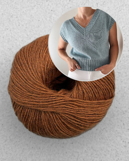 Suri Shirt V-Neck | doppelter V-Ausschnitt mit Puno von Pascuali