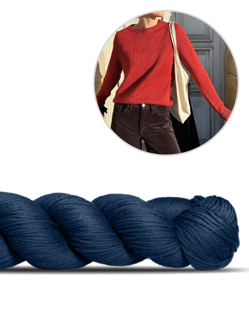 Suzie Sweater - enkelttrådet | alsidigt talent i Lovely Merino Treat fra Rosy Green Wool