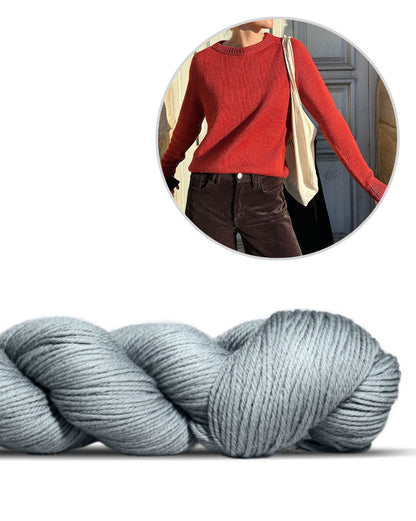 Suzie Sweater - enkelttrådet | alsidigt talent i Lovely Merino Treat fra Rosy Green Wool
