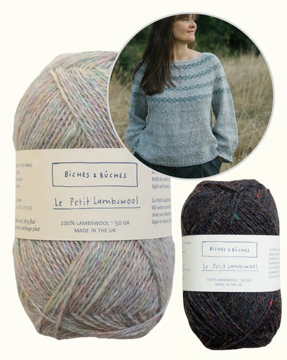 Sweater No. 93 | beautiful patterns from Le Petit Lambswool by Biches & Bûches