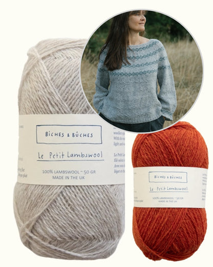 Sweater No. 93 | beautiful patterns from Le Petit Lambswool by Biches & Bûches
