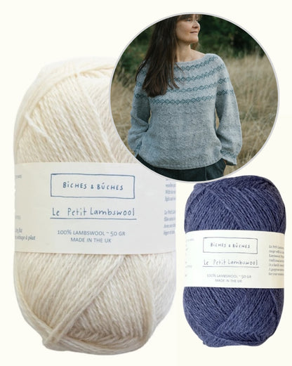 Sweater No. 93 | beautiful patterns from Le Petit Lambswool by Biches & Bûches
