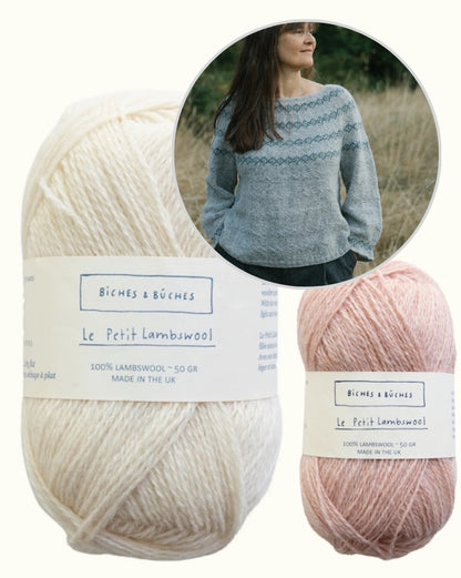 Sweater No. 93 | beautiful patterns from Le Petit Lambswool by Biches & Bûches