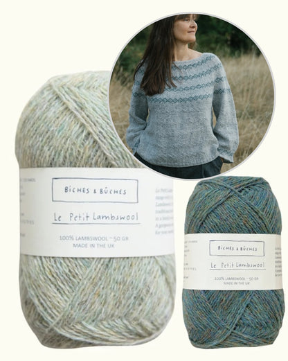 Sweater No. 93 | beautiful patterns from Le Petit Lambswool by Biches & Bûches