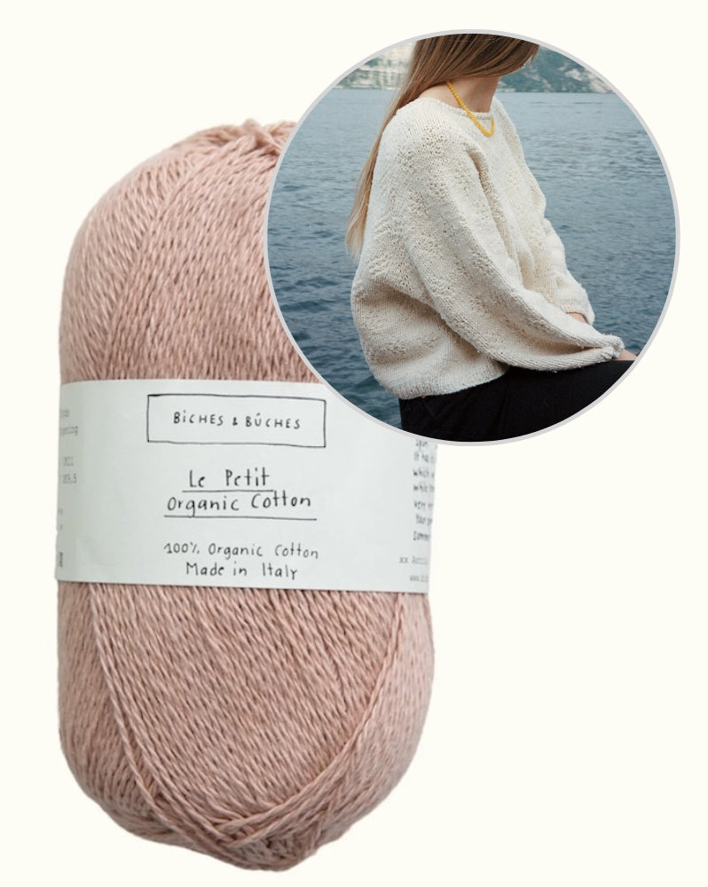 Sweater No. 95 | perfekter Sommerpullover aus Le Petit Organic Cotton von Biches & Bûches