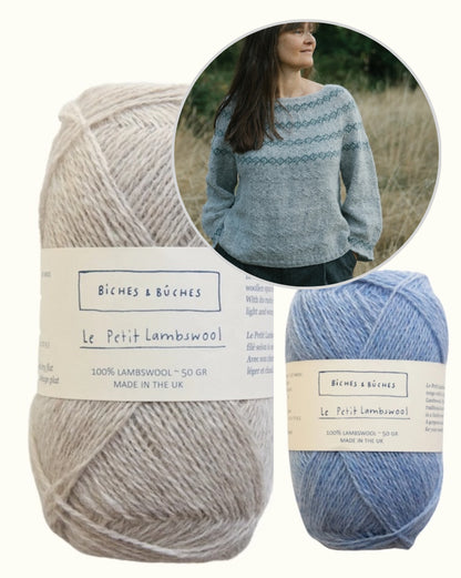 Sweater No. 93 | beautiful patterns from Le Petit Lambswool by Biches & Bûches