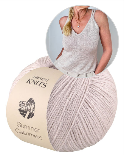 Tagliatelle Top | delicate camisole made from Summer Cashmere by Lana Grossa