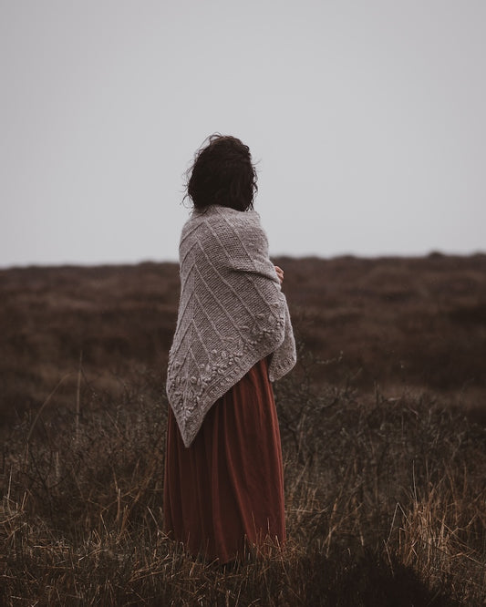 Moorland Shawl | originally a beautiful shawl made from Plötulopi by Lopi Island
