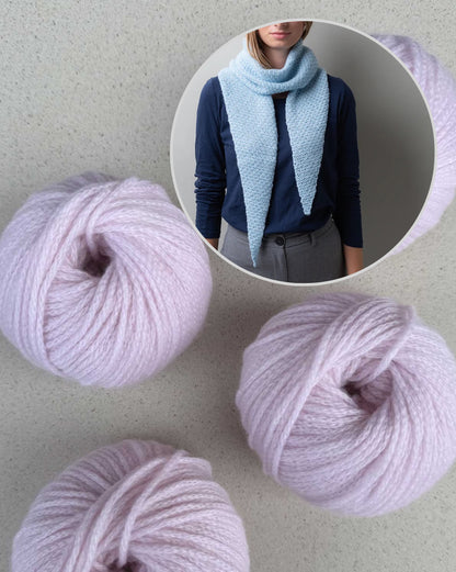 Tapered Cloud Tuch aus Cashmere Delizia von Pascuali 7