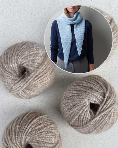 Tapered Cloud Tuch aus Cashmere Delizia von Pascuali 6