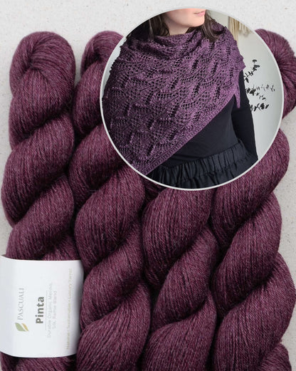 Telesto Shawl | delicate shawl made from Pinta by Pascuali